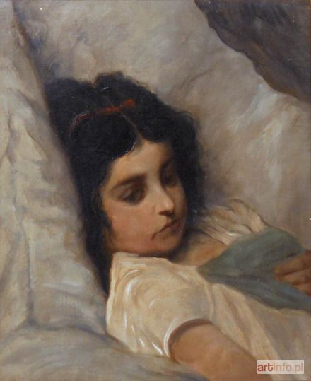 BARDZKA Maria | Fille au lit (1882)