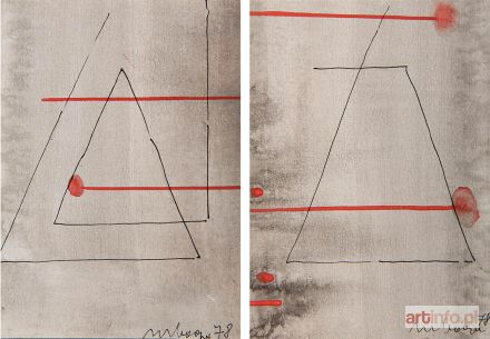 BOGUSZ Marian | Bez tytułu, 1978 dyptyk