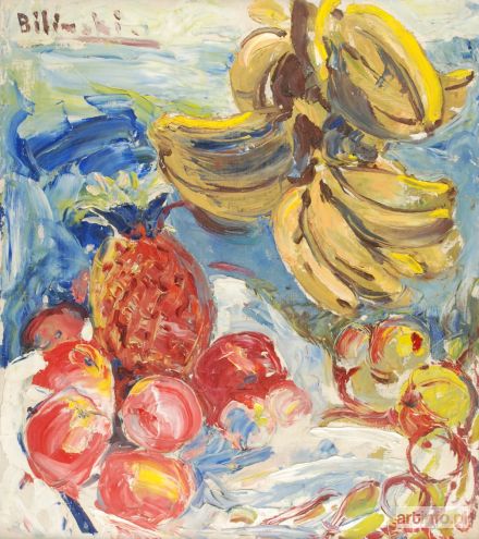 BILIŃSKI Roman | Martwa natura z bananami [Frutta mista con banane], 1964