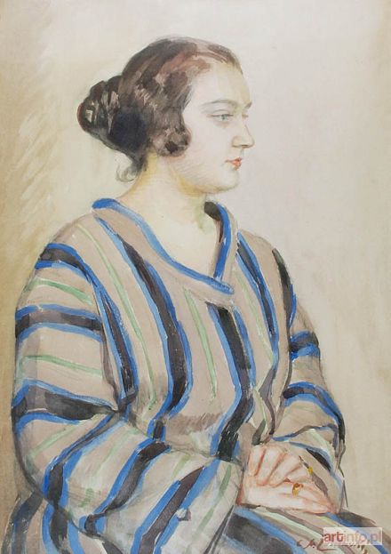 ŻURAWSKI Stanisław | Portret żony artysty, Stanisławy