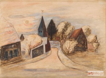 MAKOWSKI Tadeusz | Pejzaż z Normandii, 1926-27  r.