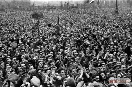 SŁAWNY Władysław | Wiec na Placu Defilad w Warszawie, 1956 r.