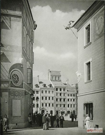 WAŃSKI Tadeusz | Widok na Rynek Starego Miasta w Warszawie