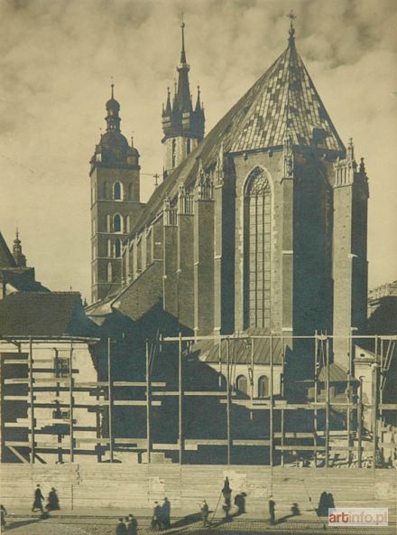 MUCHA Stanisław | Kościół Mariacki w Krakowie, przed 1939?