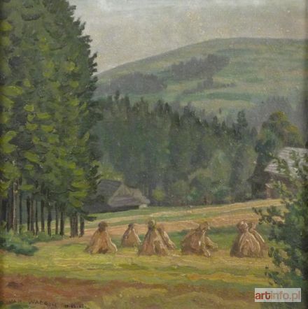 WAŁACH Jan | Widok na Złoty Bór w Gaszperule, 1962