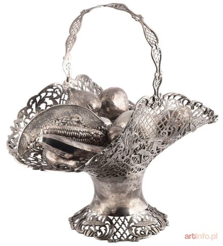 Kosz z owocami, 2 poł. XX w.