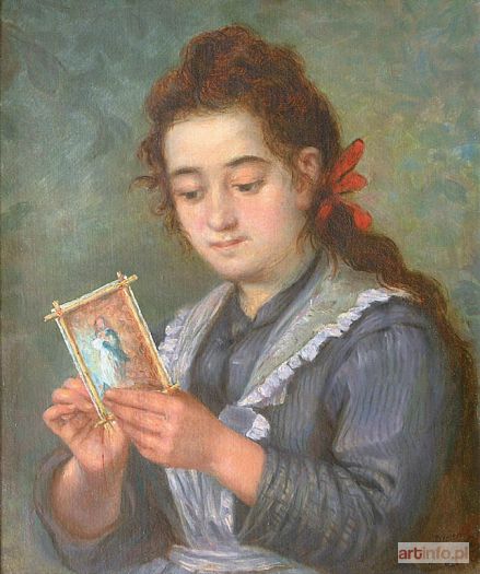 PRZEPIÓRSKI Lucjan | Fille au petit tableau