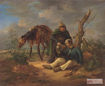 SHULTZ Johann Karl | Ranny kirasjer, 1825