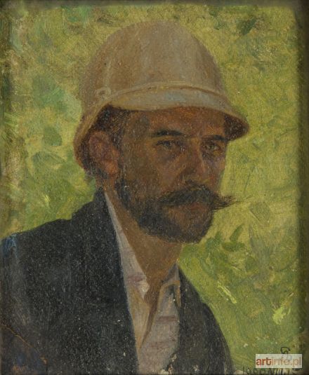 SANDOZ Adolf Karol | Portret mężczyzny, 1900 r.