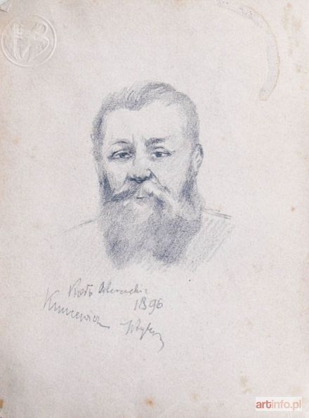 RYBKOWSKI Tadeusz | Portret Kuncewicza, [1896]