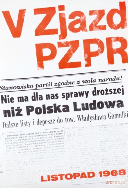 AUTOR nieokreślony | V ZJAZD PZPR, 1968 R.