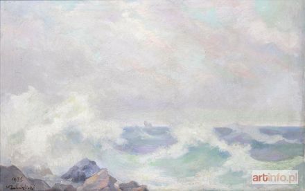 ŻABOKLICKI Wacław | Wzburzone morze, 1935 r.