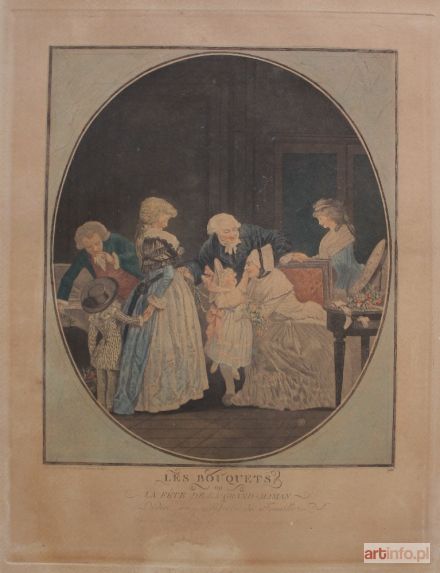 DEBUCOURT Philibert Louis | Bukiety lub Święto Babci (1788)