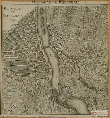 SOTZMANN Friedrich Daniel | PLAN WARSZAWY