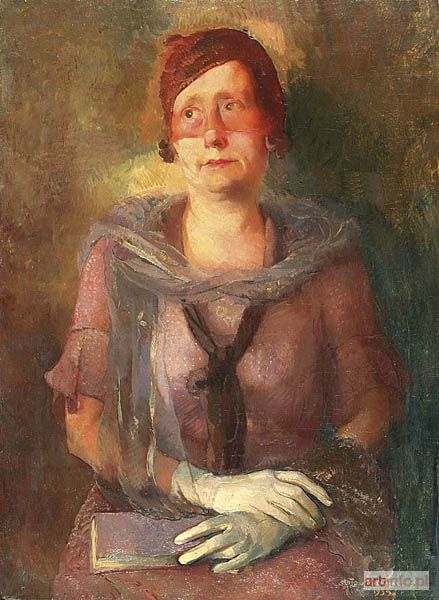 MICHALAK Antoni | PORTRET HELENY KLICHOWEJ W WOALCE, 1933