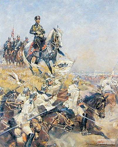 KOSSAK Wojciech | REWIA KONNICY PRZED CESARZEM WILHELMEM, 1901