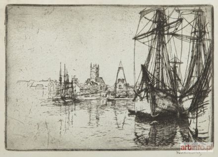 PANKIEWICZ Józef | Port w Fécamp, 1907 r.