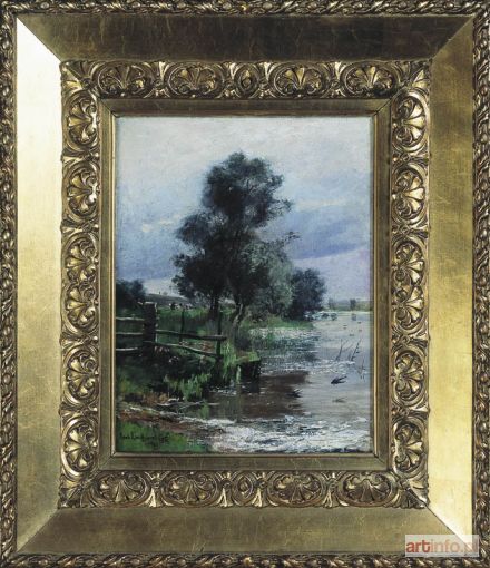 LANGHAMMER Carl | Jaskółki nad wodą, 1898