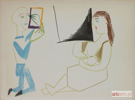 PICASSO Pablo | La Comedie Humaine - 29.I.54 V (Verve no. 29/30, 1954)