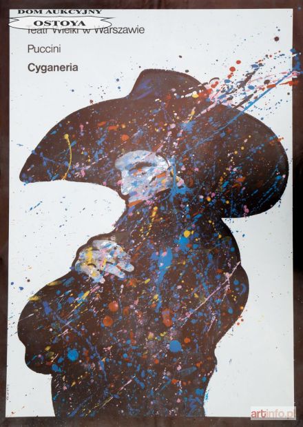 STAROWIEYSKI Franciszek | Plakat do opery CYGANERIA Giacomo Pucciniego, 1980