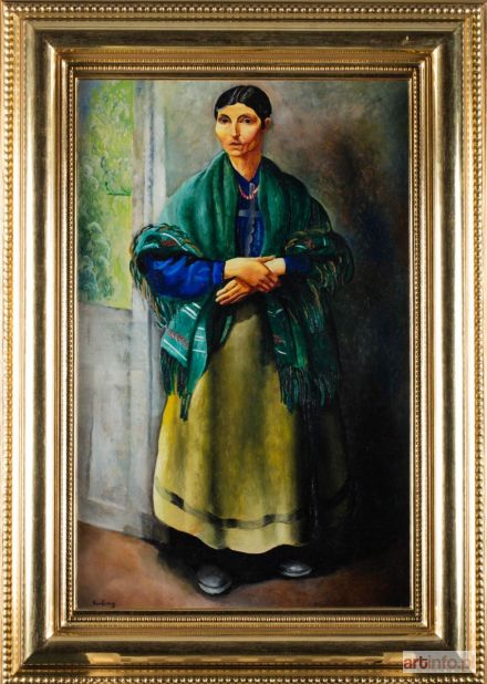 KISLING Mojżesz | KOBIETA W ZIELONEJ CHUŚCIE, 1921