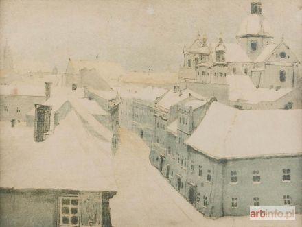 FILIPKIEWICZ Stefan | Widok z Wawelu na Kraków, 1911