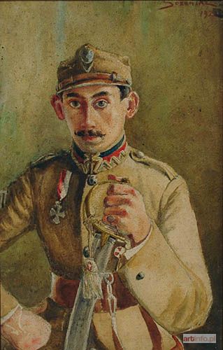 SOZAŃSKI Michał | PORTRET OFICERA(WŁADYSŁAW M. BECHOWSKI), 1922