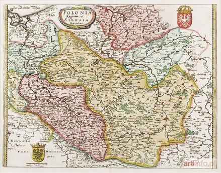 MERIAN Matthäus | Mapa Polski i Śląska