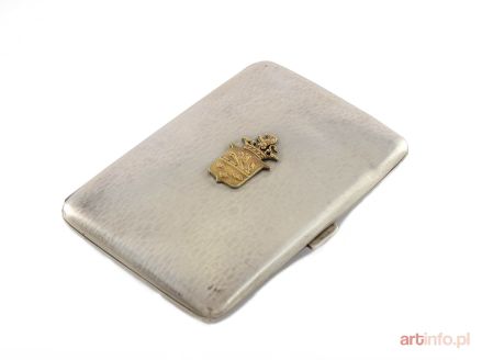 Papierośnica lub wizytownik z herbem Zaremba