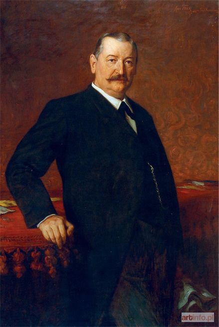 KIESSLING Johann Paul Adolf | Portret Maxa Flecka, 1907