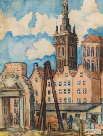 ZABŁOCKA-MOHL Maria | Stary Gdańsk, 1950 r.