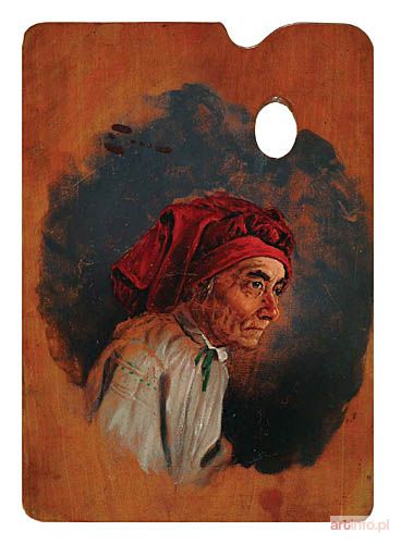 ŻMURKO Franciszek | POPIERSIE KOBIETY W CZERWONYM CZEPKU