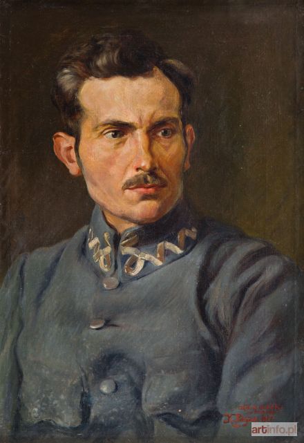 POLITYŃSKI Karol Gustaw | Portret podporucznika Rudolfa Burdy, 1917 r.