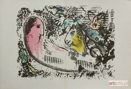 CHAGALL Marc | Marzenie (Derriere le Miroir no. 182, 1969, Mourlot #605)