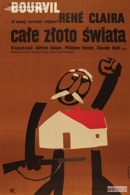 GÓRKA Wiktor | Plakat do filmu CAŁE ZŁOTO ŚWIATA, 1963