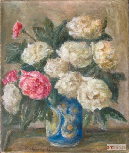 PANKIEWICZ Józef | Białe peonie, 1923