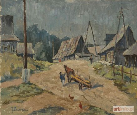 POWICKI Jan | Podhalańska wieś, 1973