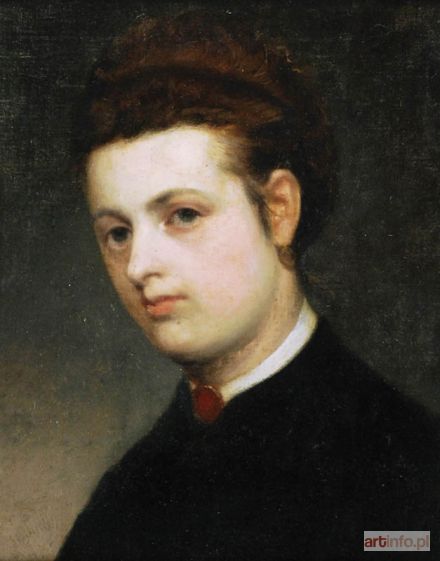 STREITT Franciszek | Portret młodej kobiety, ok. 1880