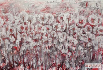 ŚWIGULSKA Mariola | W czerwieni słońca, z cyklu Zauroczona dmuchawcami, 2017