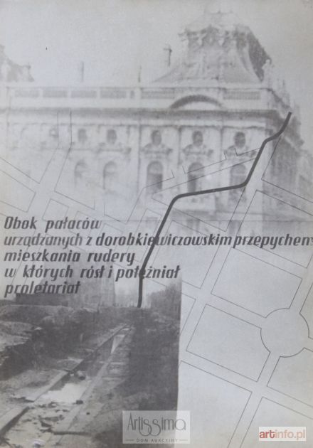 STRZEMIŃSKI Władysław | Fotokopia plakatu propagandowego, l. 50. XX w.