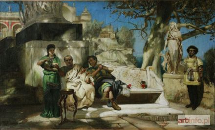 SIEMIRADZKI Henryk | Sjesta patrycjusza (1881)
