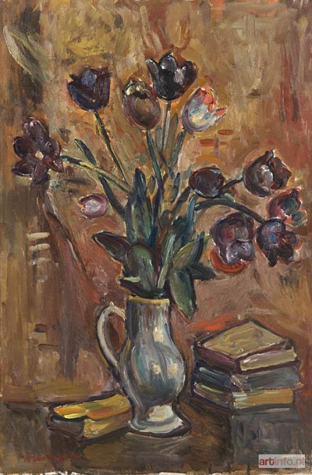 KRÉMEGNE Pinchus | VASE DE TULIPES, ok. 1930