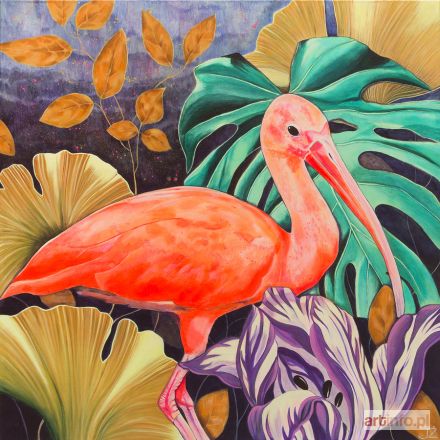 ZABOROWSKA Janina | Czerwony ibis, 2016 r.