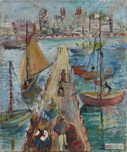 RÓŻAŃSKA Eugenia | Gdynia. Port rybacki, 1932