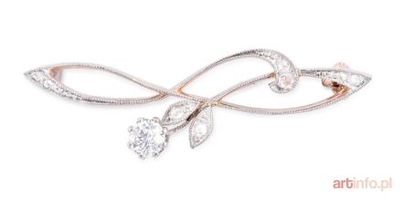 Broszka z diamentami, l. 1930–1950