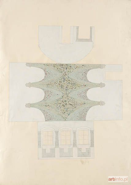 MACIEJEWSKI Zbysław Marek | Projekt dekoracji sklepienia w zabytkowy