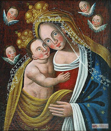 Malarz nieokreślony, XVIII / XIX w. | Madonna z Dzieciątkiem