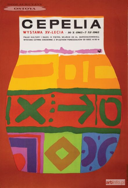 MŁODOŻENIEC Jan | Plakat CEPELIA - wystawa XV-lecia, 1965