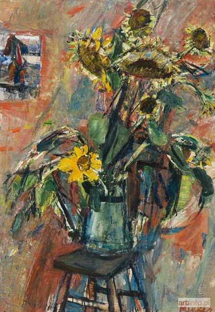 MENKES Zygmunt Józef (Sigmund, Sigmond) | NATURE MORTE AUX TOURNESOLS, ok. 1940