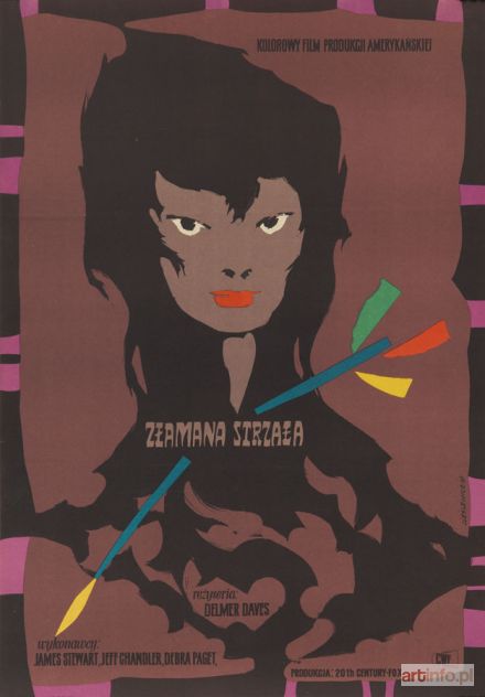 CIEŚLEWICZ Roman | Złamana strzała, 1957 r.